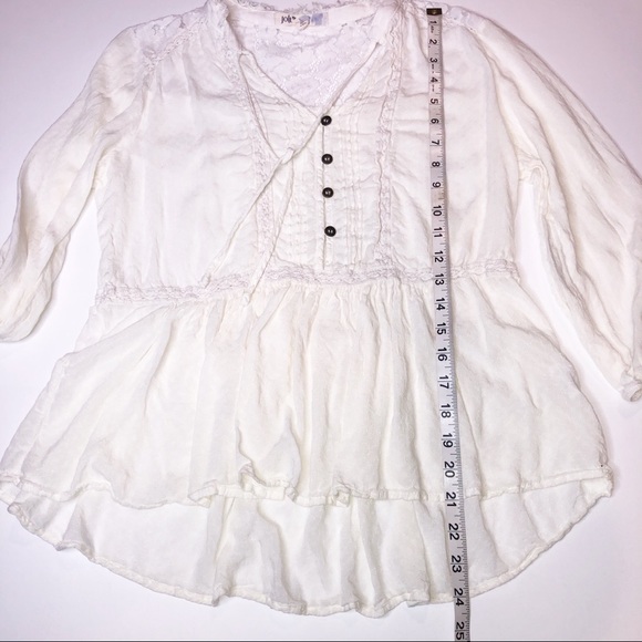 Jolt Vintage Look 3/4 Sleeve Blouse.  224 - Picture 6 of 8